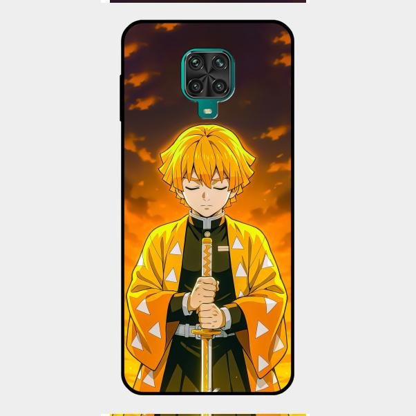Zenitsu Glass Case Cover For Redmi Note 9 Pro