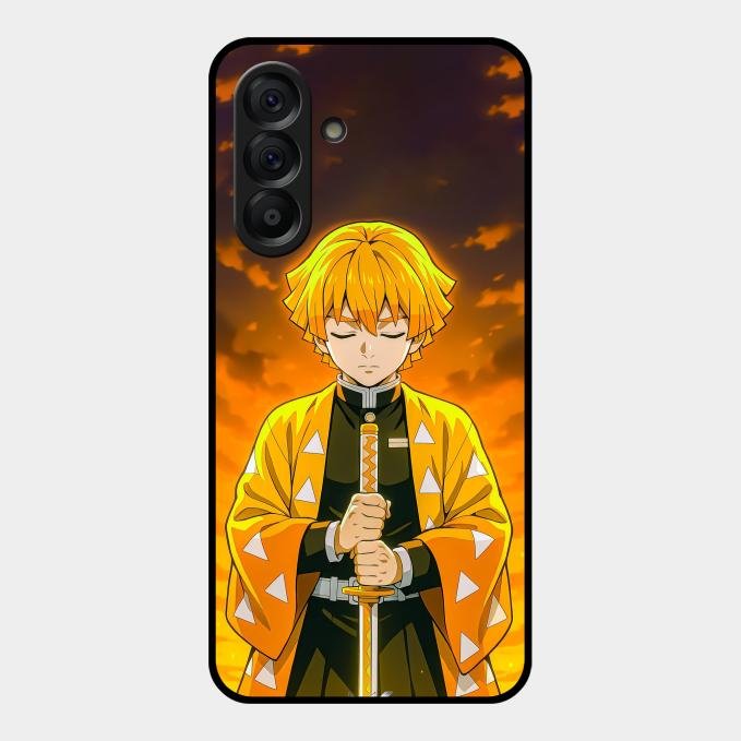Zenitsu Glass Case Cover For Samsung Galaxy A17 5G