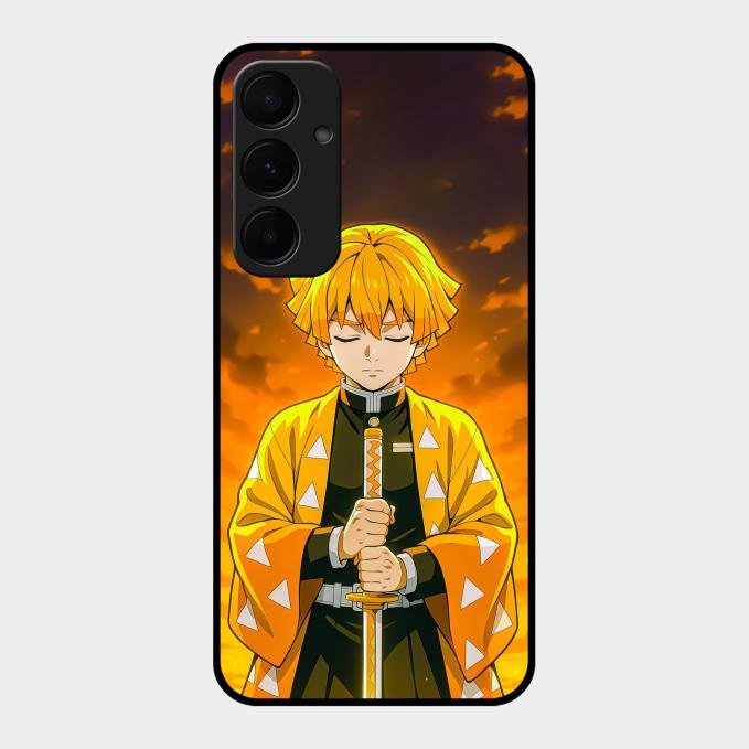 Zenitsu Glass Case Cover For Samsung Galaxy A55 5G