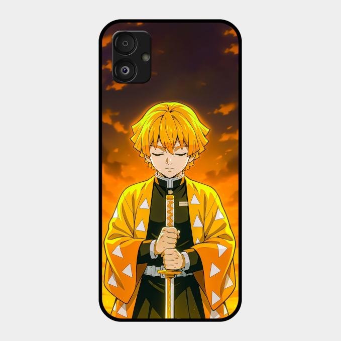 Zenitsu Glass Case Cover For Samsung Galaxy F14 5G