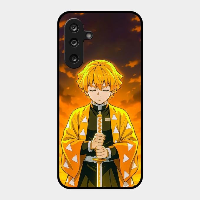 Zenitsu Glass Case Cover For Samsung Galaxy F16 5G