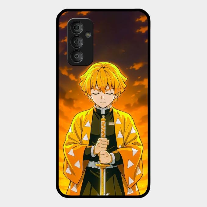 Zenitsu Glass Case Cover For Samsung Galaxy F23 5G