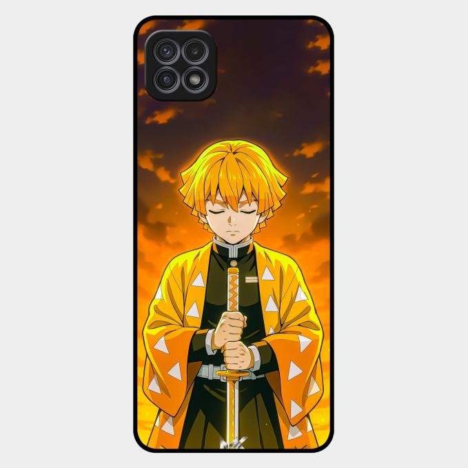 Zenitsu Glass Case Cover For Samsung Galaxy F42 5G