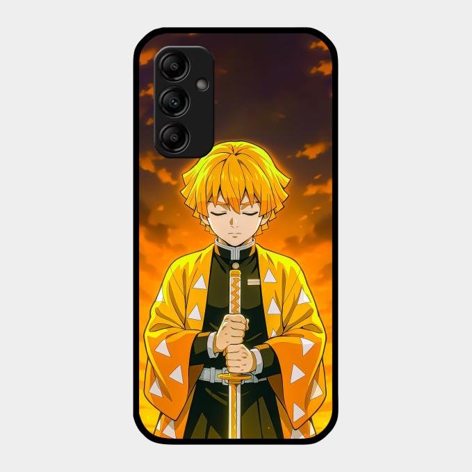 Zenitsu Glass Case Cover For Samsung Galaxy M14 5G