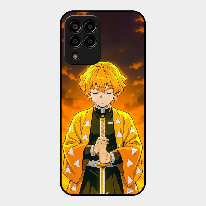 Zenitsu Glass Case Cover For Samsung Galaxy M33 5G