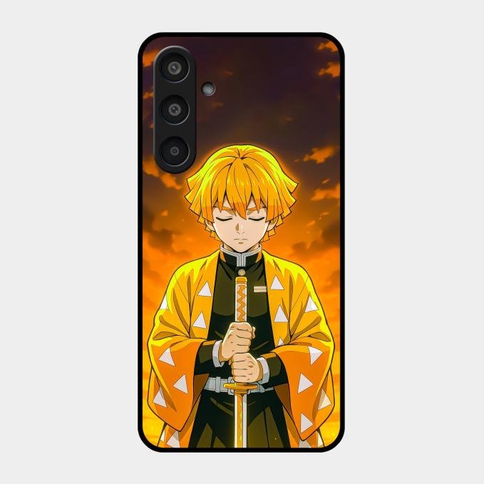 Zenitsu Glass Case Cover For Samsung Galaxy M35 5G
