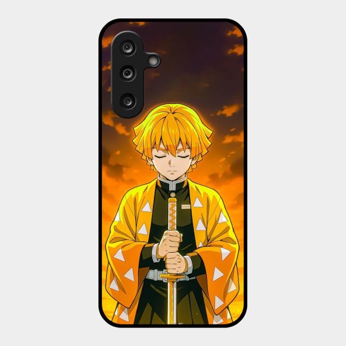 Zenitsu Glass Case Cover For Samsung Galaxy M36 5G