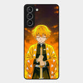 Zenitsu Glass Case Cover For Samsung Galaxy S21