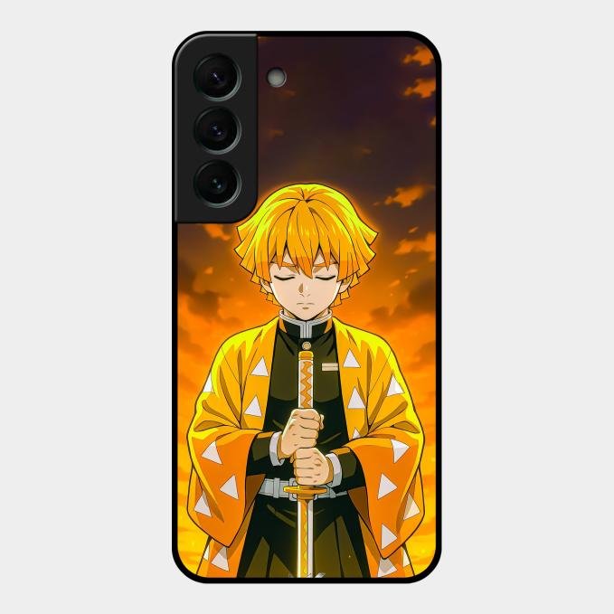Zenitsu Glass Case Cover For Samsung Galaxy S22 Plus 5G