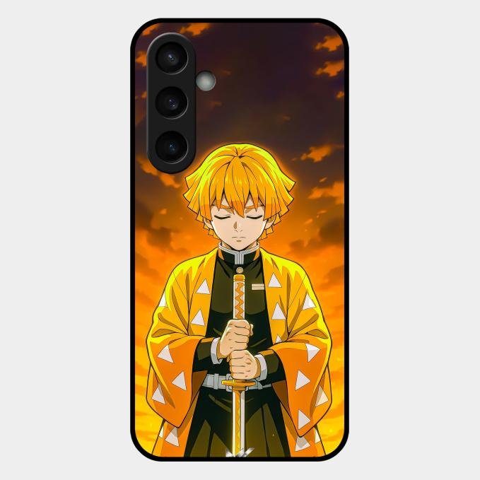 Zenitsu Glass Case Cover For Samsung Galaxy S23 Fe 5G