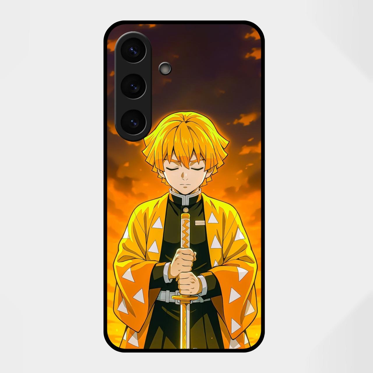 Zenitsu Glass Case Cover For Samsung Galaxy S25 FE 5G
