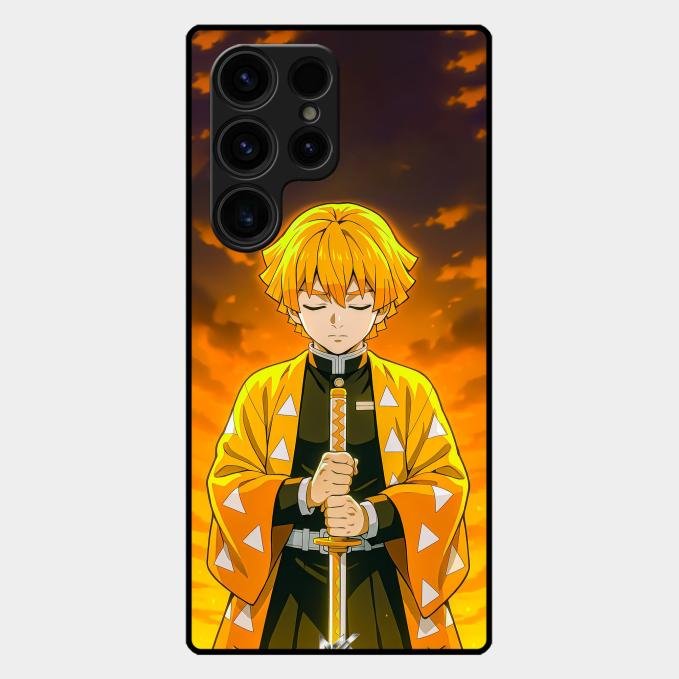 Zenitsu Glass Case Cover For Samsung Galaxy S26 Ultra 5G