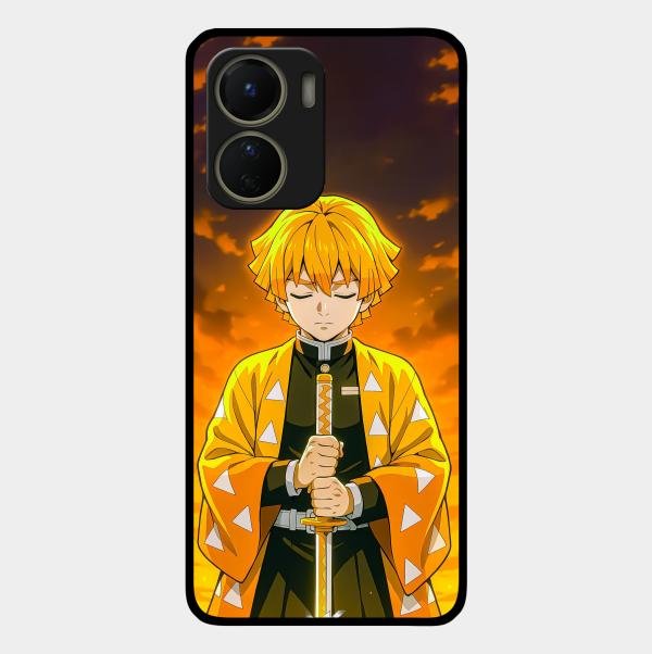 Zenitsu Glass Case Cover For Vivo T2X 5G