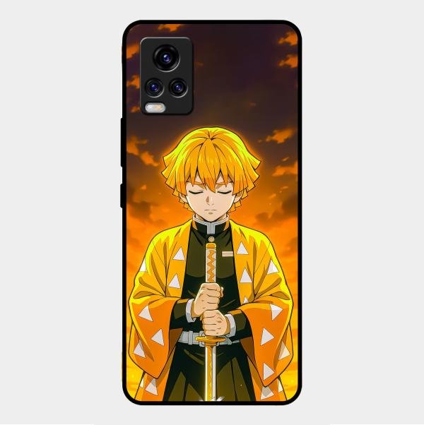 Zenitsu Glass Case Cover For Vivo V20 2021