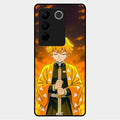 Zenitsu Glass Case Cover For Vivo V27 5G