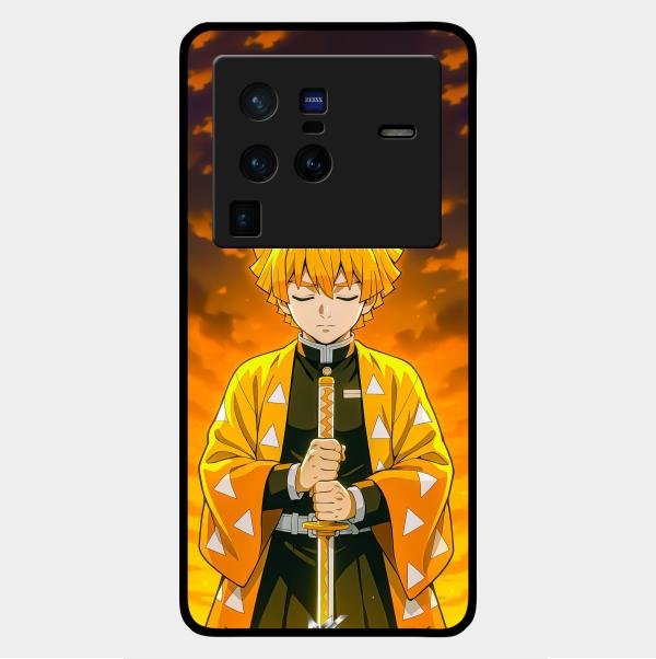 Zenitsu Glass Case Cover For Vivo X80 Pro 5G