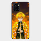 Zenitsu Glass Case Cover For Vivo Y01