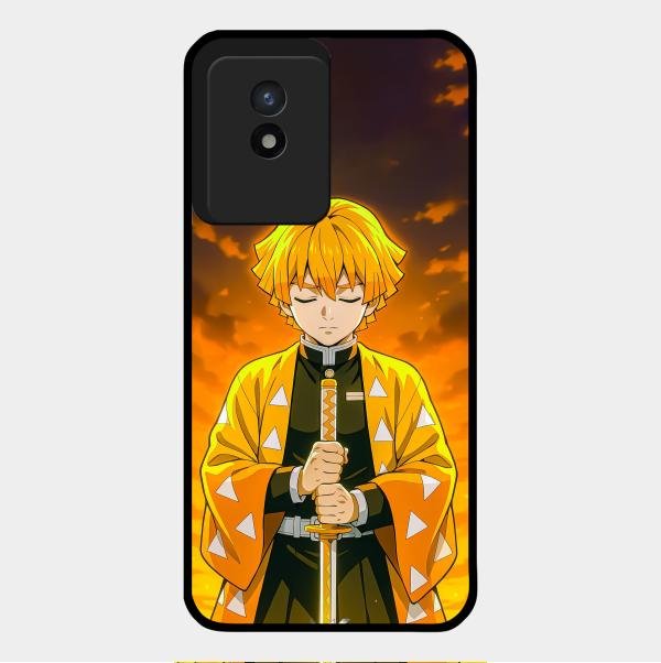 Zenitsu Glass Case Cover For Vivo Y02T