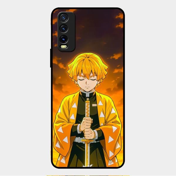 Zenitsu Glass Case Cover For Vivo Y12G