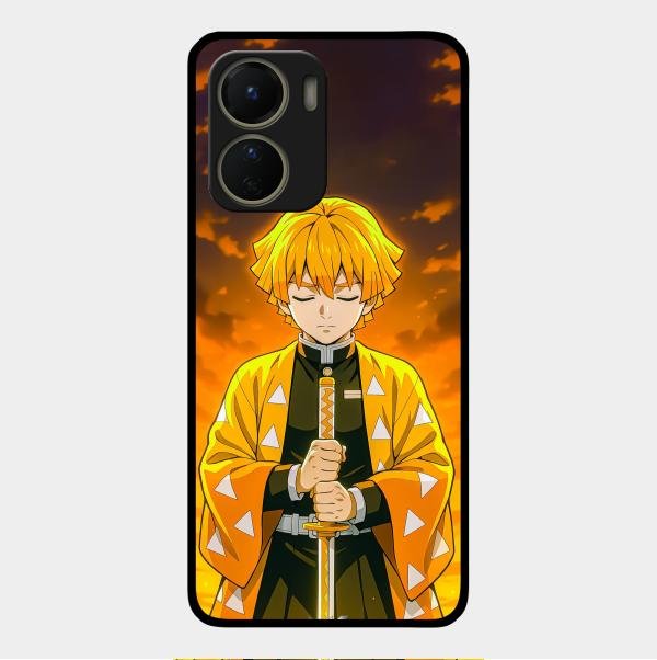 Zenitsu Glass Case Cover For Vivo Y16