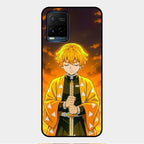 Zenitsu Glass Case Cover For Vivo Y21E
