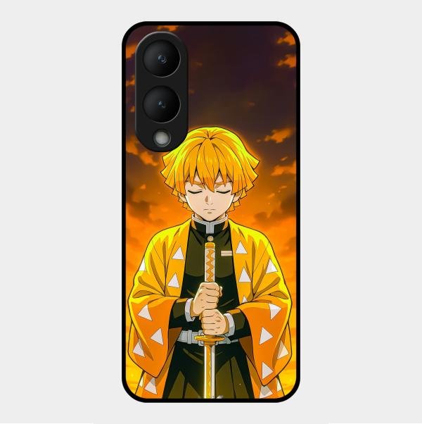 Zenitsu Glass Case Cover For Vivo Y28 5G