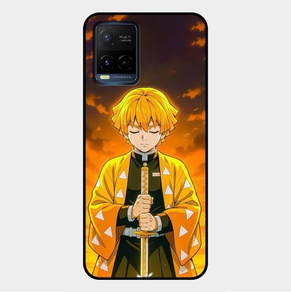 Zenitsu Glass Case Cover For Vivo Y33T