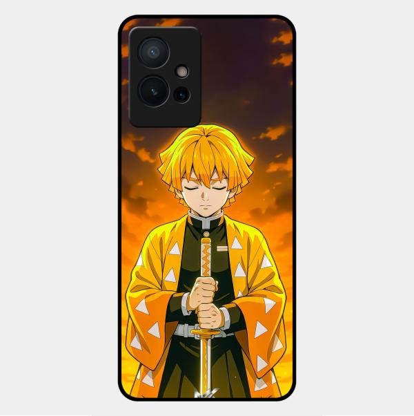 Zenitsu Glass Case Cover For Vivo Y75 5G