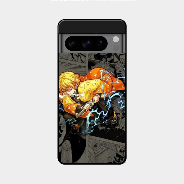 Zenitsu Manga Glass Case Cover For Google Pixel 8 Pro 5G