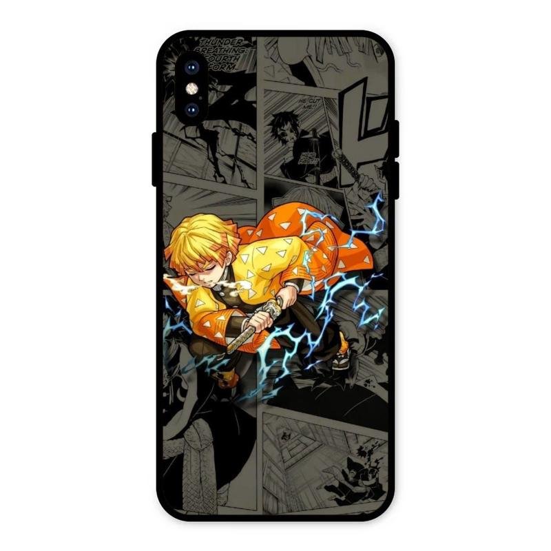 Zenitsu Manga Glass Case Cover For iPhone
