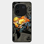 Zenitsu Manga Glass Case Cover For Iqoo 12 5G