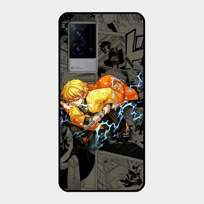 Zenitsu Manga Glass Case Cover For Iqoo 9 5G