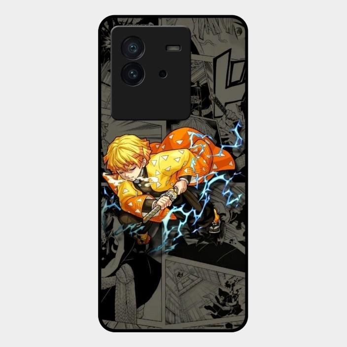 Zenitsu Manga Glass Case Cover For Iqoo Neo 6 5G