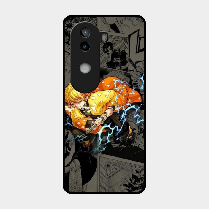 Zenitsu Manga Glass Case Cover For Iqoo Z9S 5G