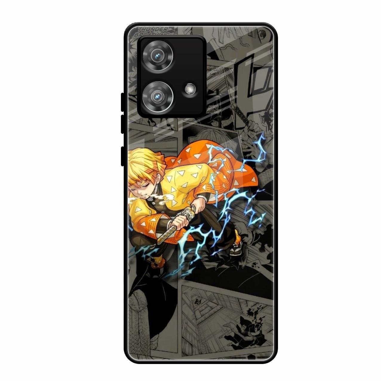 Zenitsu Manga Glass Case Cover For Motorola Edge 40 5G