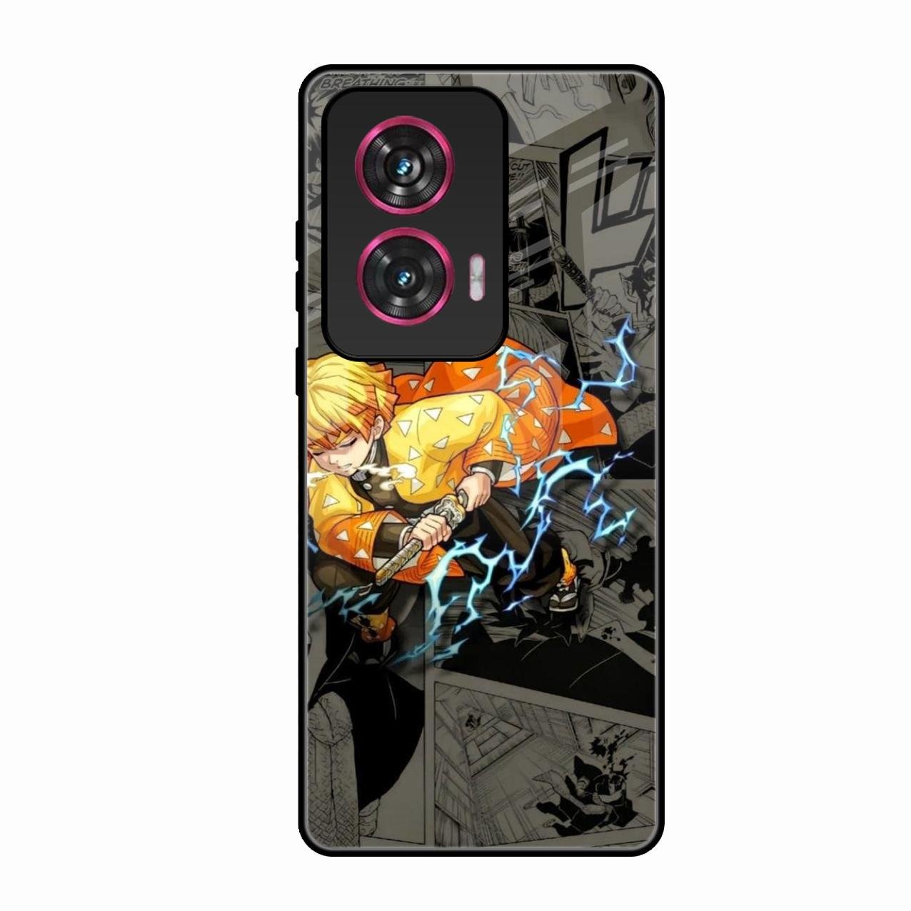 Zenitsu Manga Glass Case Cover For Motorola Edge 50 Fusion 5G