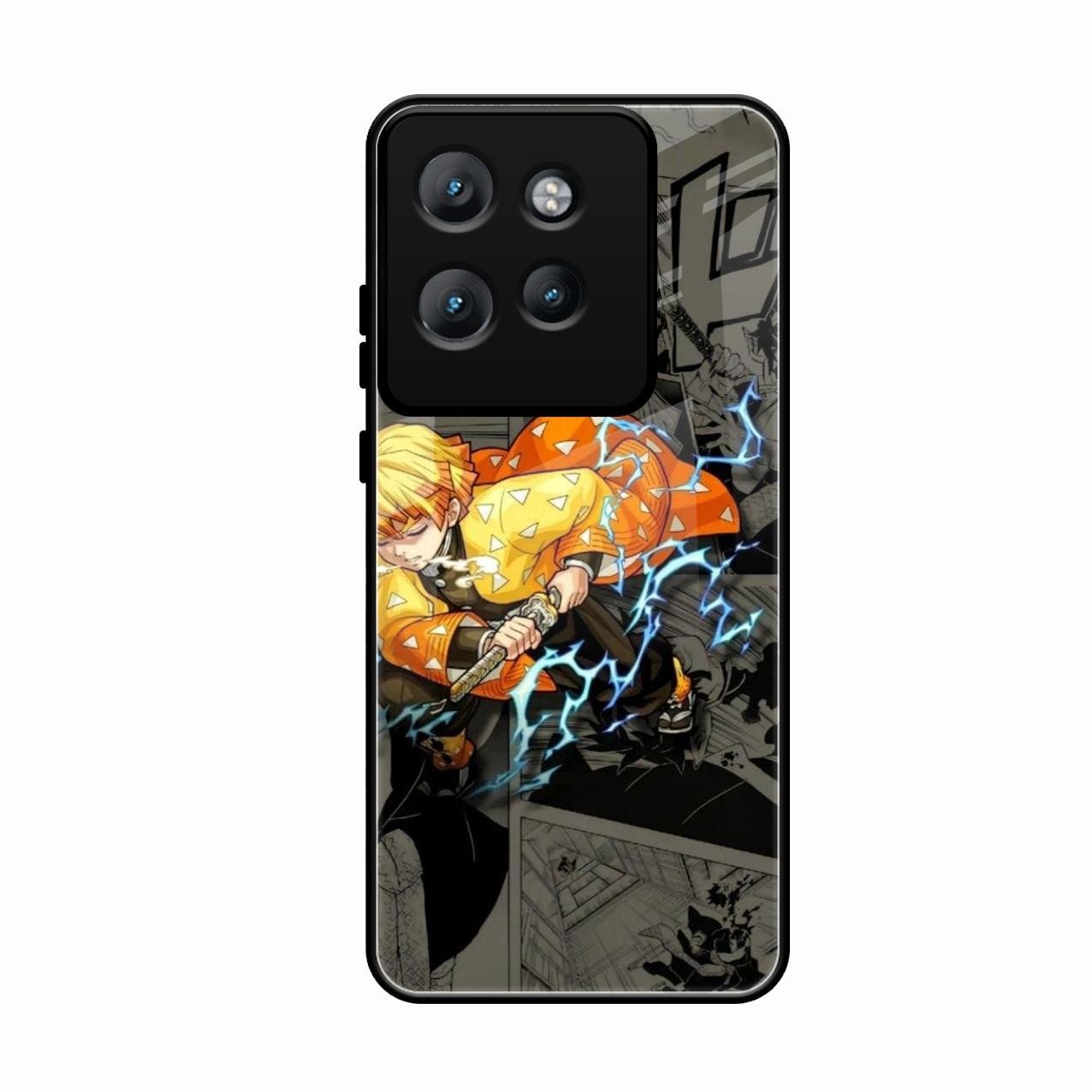 Zenitsu Manga Glass Case Cover For Motorola Edge 50 Neo