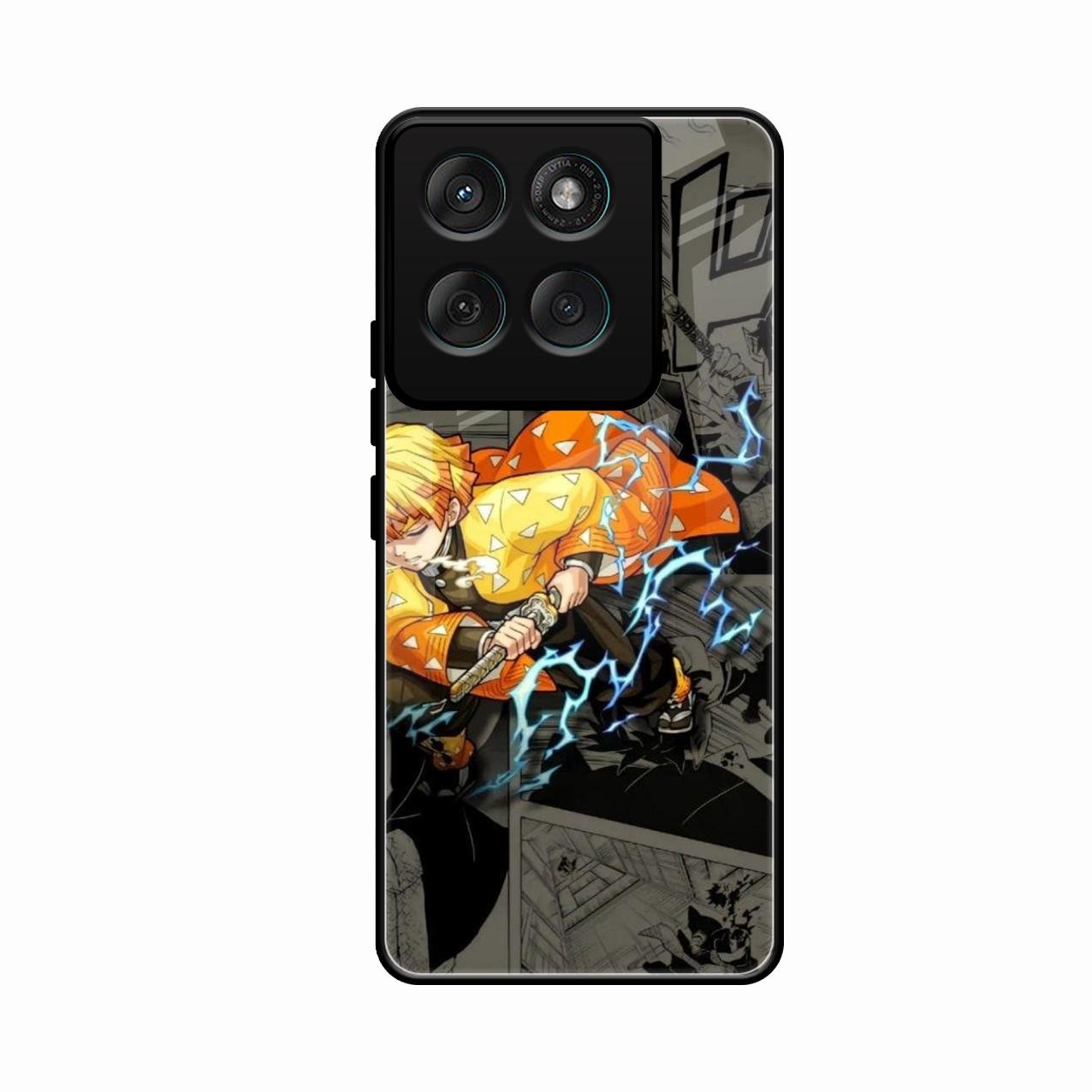 Zenitsu Manga Glass Case Cover For Motorola Edge 60 5G