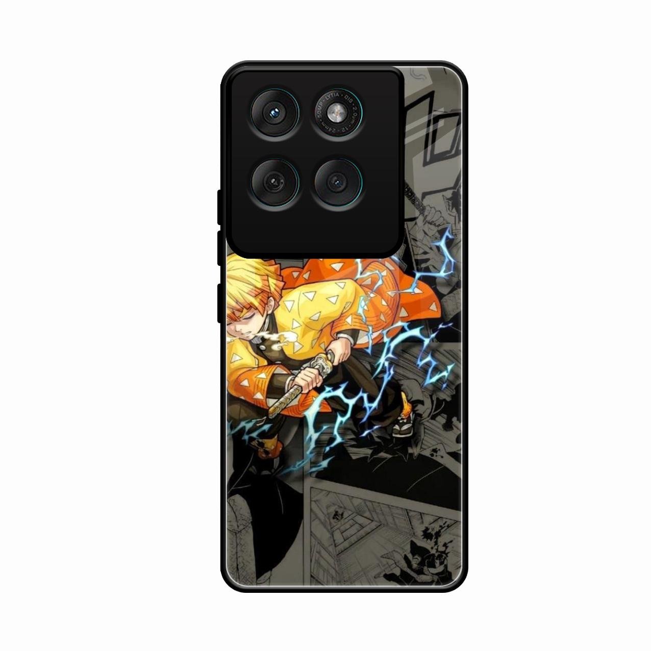 Zenitsu Manga Glass Case Cover For Motorola Edge 60 Pro 5G