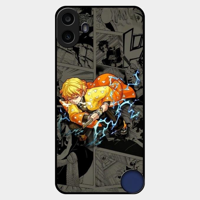 Zenitsu Manga Glass Case Cover For Nothing Cmf Phone 1