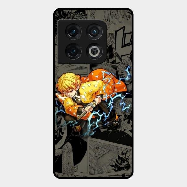 Zenitsu Manga Glass Case Cover For OnePlus