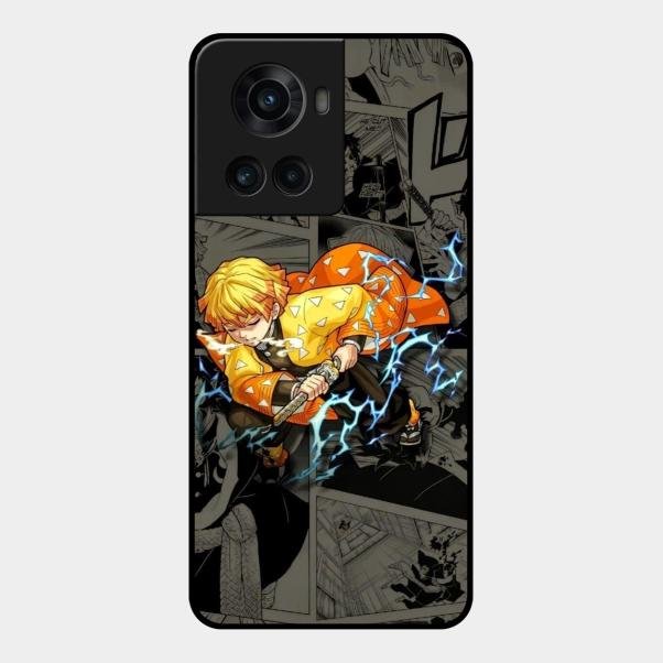 Zenitsu Manga Glass Case Cover For OnePlus