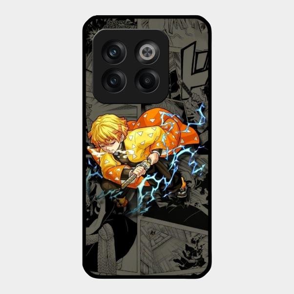 Zenitsu Manga Glass Case Cover For OnePlus