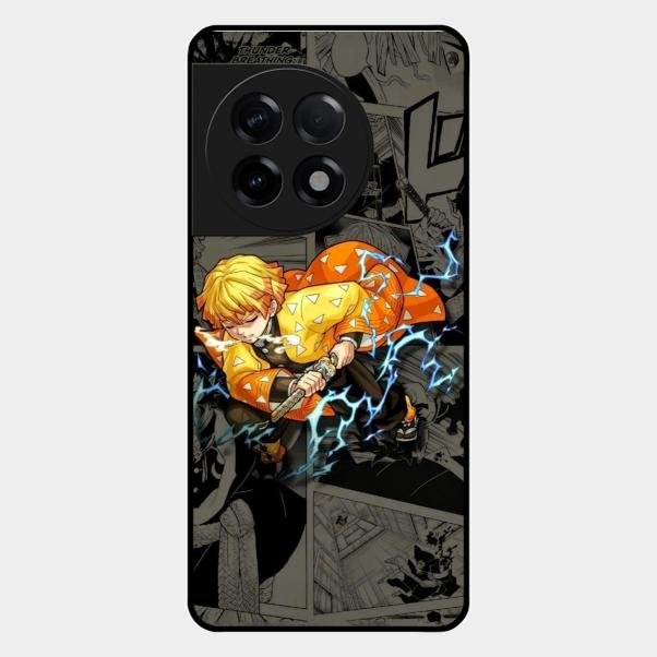 Zenitsu Manga Glass Case Cover For OnePlus