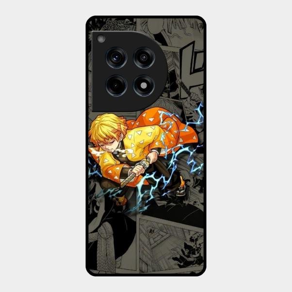 Zenitsu Manga Glass Case Cover For Oneplus 12R 5G