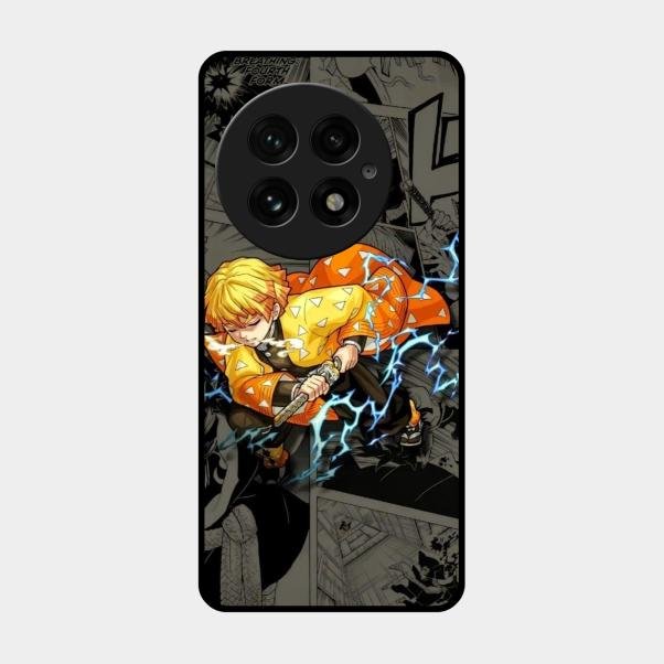 Zenitsu Manga Glass Case Cover For OnePlus