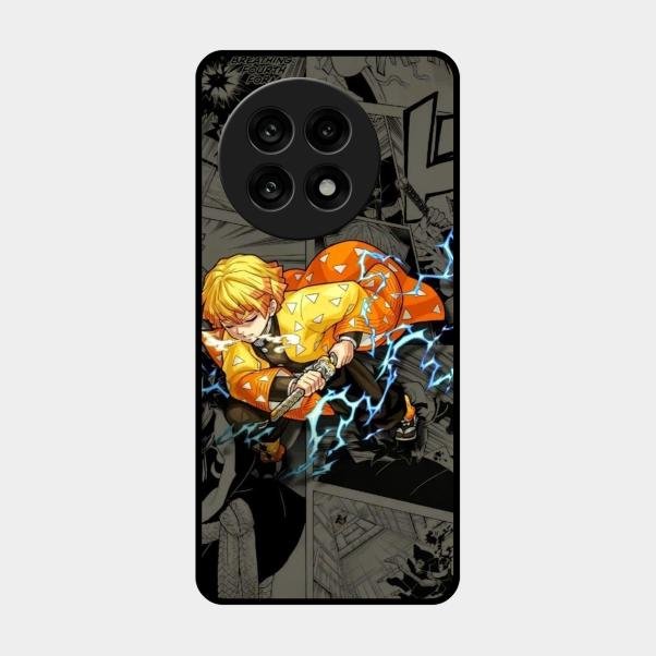 Zenitsu Manga Glass Case Cover For Oneplus 13R 5G