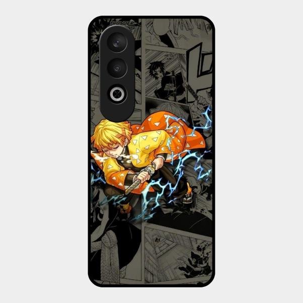 Zenitsu Manga Glass Case Cover For OnePlus