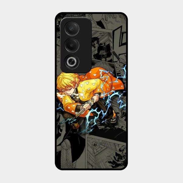 Zenitsu Manga Glass Case Cover For Oppo
