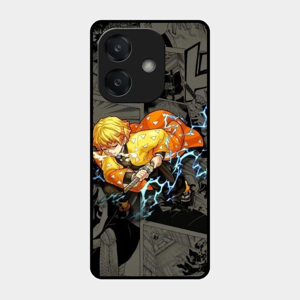 Zenitsu Manga Glass Case Cover For Oppo